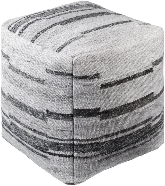 Surya Guinea GUPF-001 18"H x 18"W x 18"D Pouf