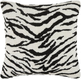 Surya Jungle Cat JGC-002 18"H x 18"W Pillow Cover
