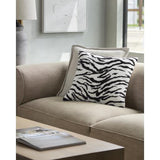 Surya Jungle Cat JGC-002 22"H x 22"W Pillow Cover