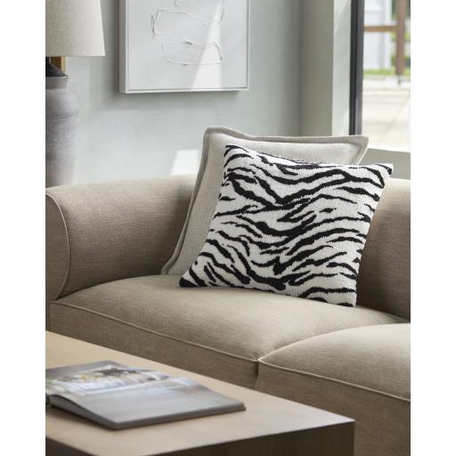 Surya Jungle Cat JGC-002 22"H x 22"W Pillow Cover