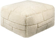 Surya Jakob JOPF-002 14"H x 24"W x 24"D Pouf