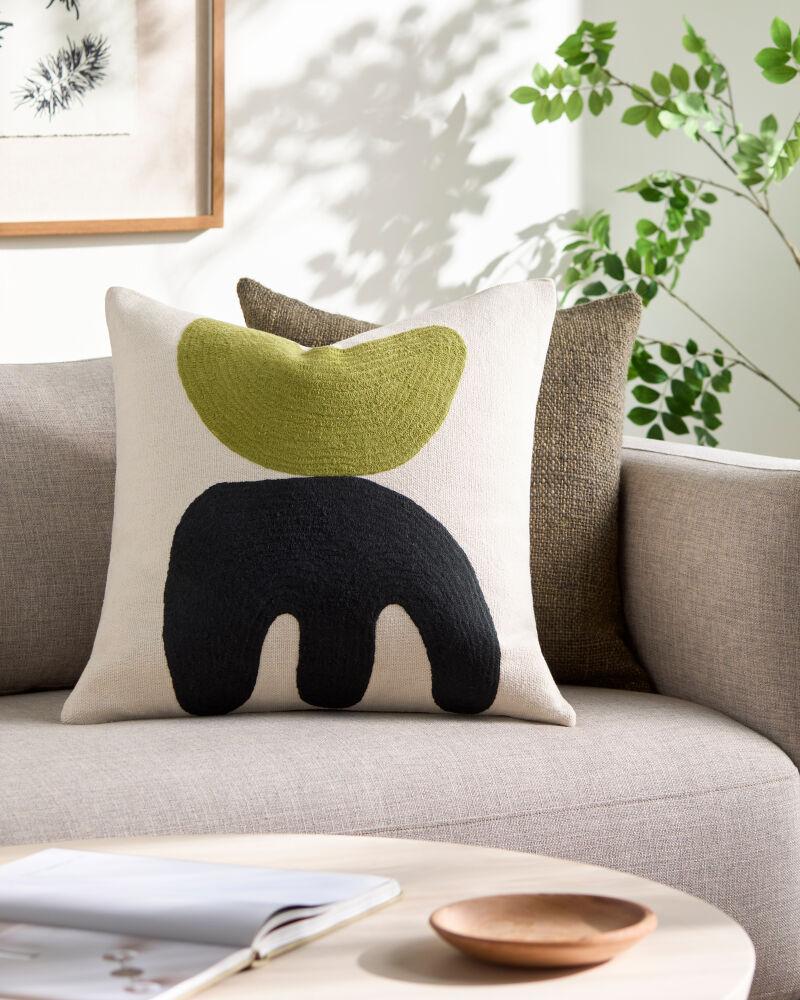 Surya Jason Wu JSW-004 18"L x 18"W Pillow
