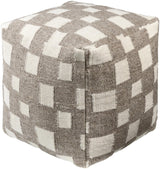 Surya Jacinta JTPF-001 18"H x 18"W x 18"D Pouf