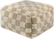 Surya Lukas LKPF-001 14"H x 24"W x 24"D Pouf