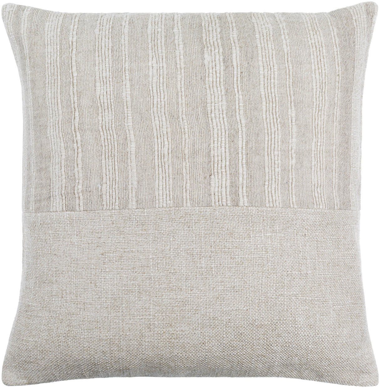 Surya Loomed Luxe LOX-001 18"H x 18"W Pillow Cover
