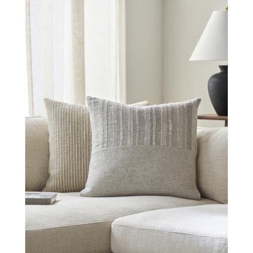 Surya Loomed Luxe LOX-001 20"H x 20"W Pillow Kit