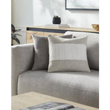 Surya Loomed Luxe LOX-002 22"H x 22"W Pillow Kit