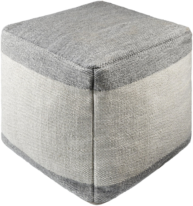 Surya Latvia LVPF-001 18"H x 18"W x 18"D Pouf
