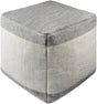 Surya Latvia LVPF-001 18"H x 18"W x 18"D Pouf