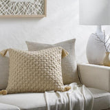 Surya Makrome MKO-005 18"H x 18"W Pillow Cover