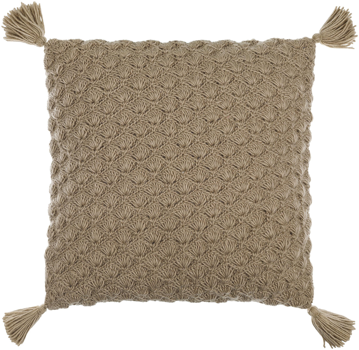 Surya Makrome MKO-006 22"H x 22"W Pillow Cover