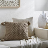 Surya Makrome MKO-006 22"H x 22"W Pillow Cover