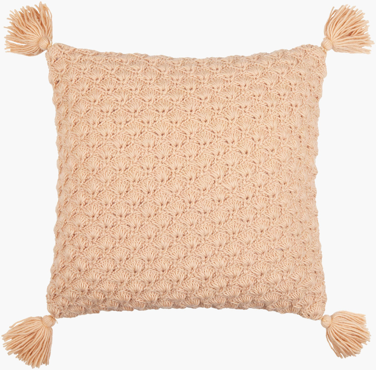 Surya Makrome MKO-008 18"L x 18"W Pillow Cover