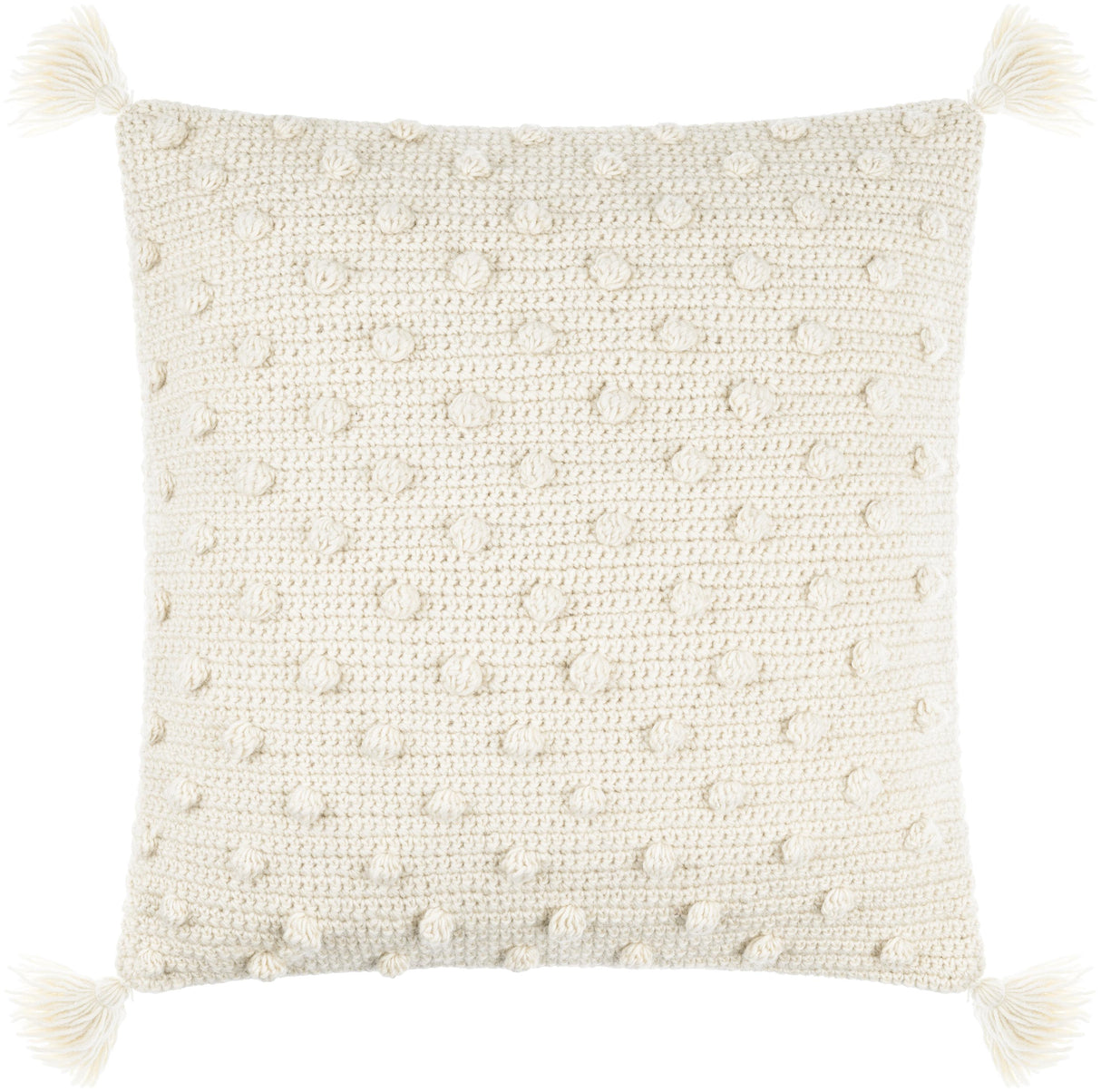 Surya Makrome MKO-014 22"H x 22"W Pillow Cover