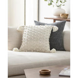 Surya Makrome MKO-014 22"H x 22"W Pillow Cover