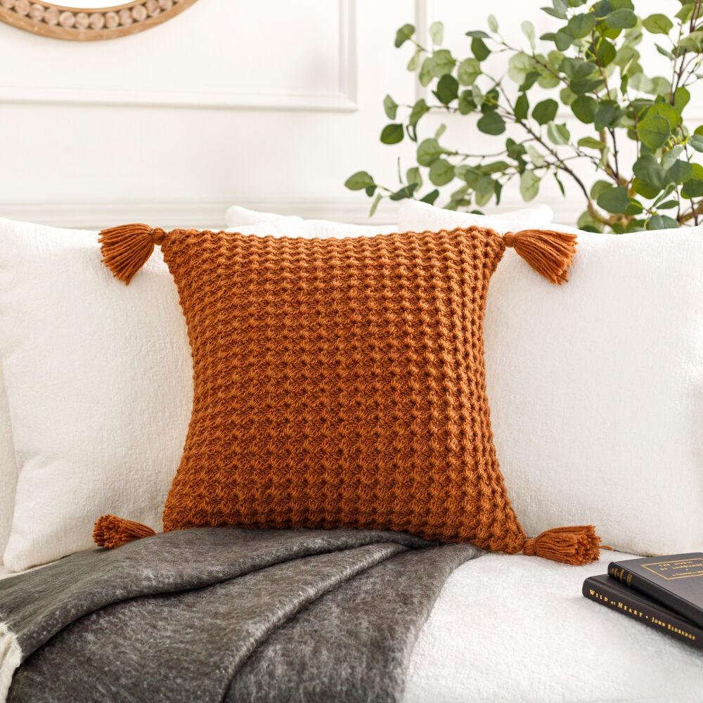 Surya Makrome MKO-023 18"L x 18"W Pillow Cover