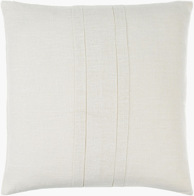 Livabliss Pleated Cotton PAC-001 18"L x 18"W Pillow