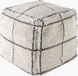 Surya Pane PEPF-001 18"H x 18"W x 18"D Pouf