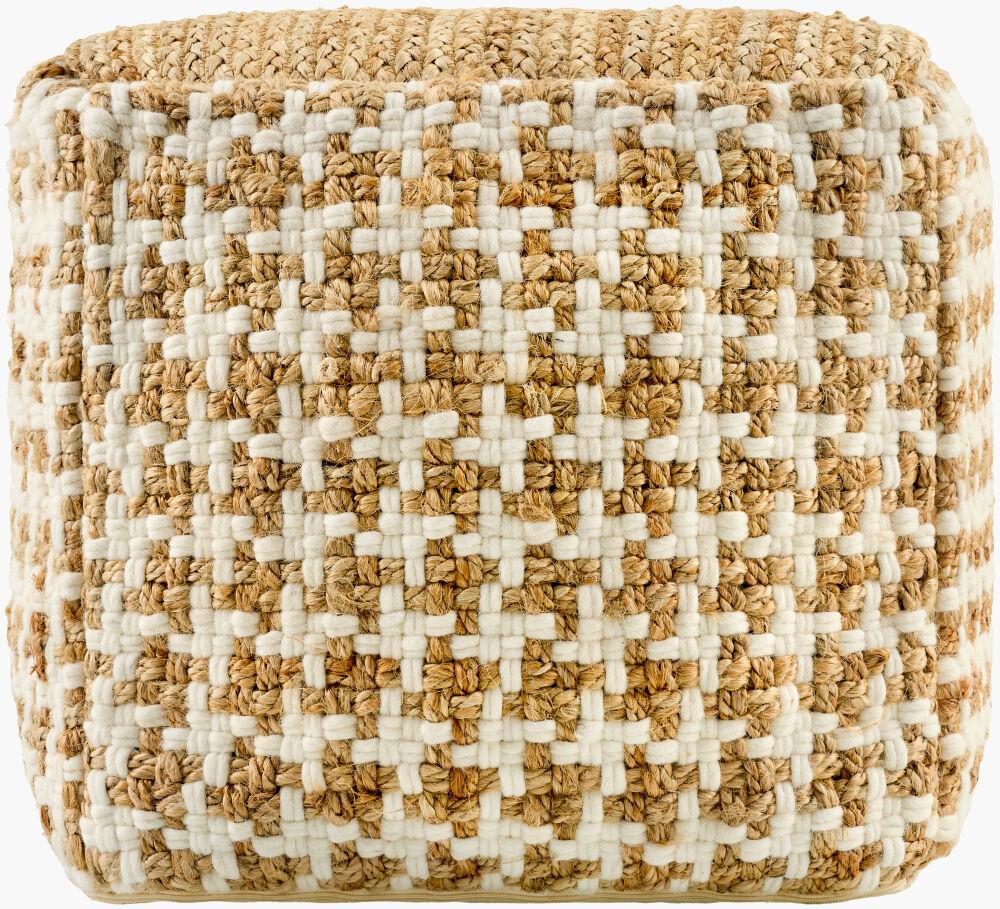 Surya Palna PNPF-001 18"H x 18"W x 18"D Pouf