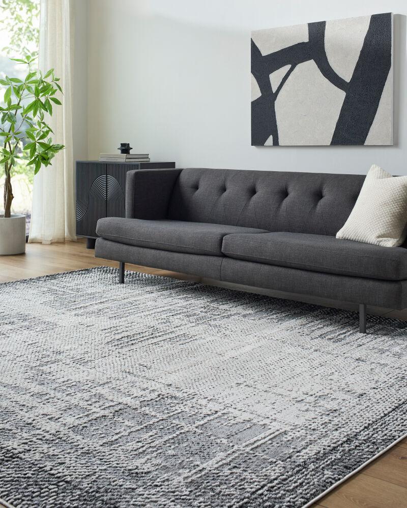 Livabliss Siyah SIY-2306 7'10" x 10' Machine Woven Rug