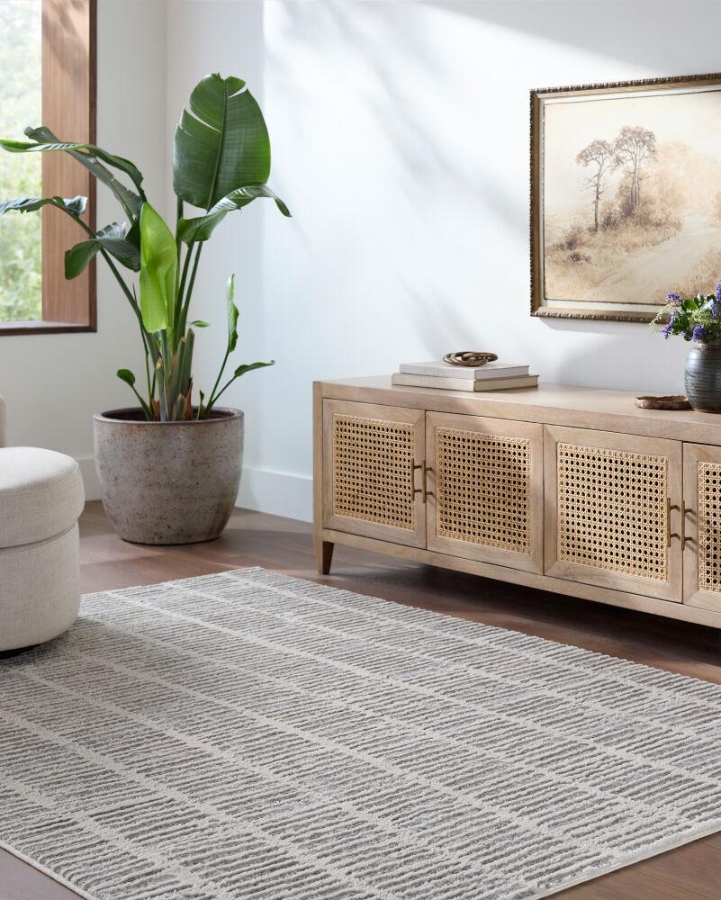 Livabliss Siyah SIY-2316 5'3" x 7' Machine Woven Rug
