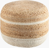 Livabliss Saratov SVPF-001 14"H x 18"W x 18"D Pouf