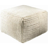 Surya Tunisia TUPF-001 14"H x 24"W x 24"D Pouf