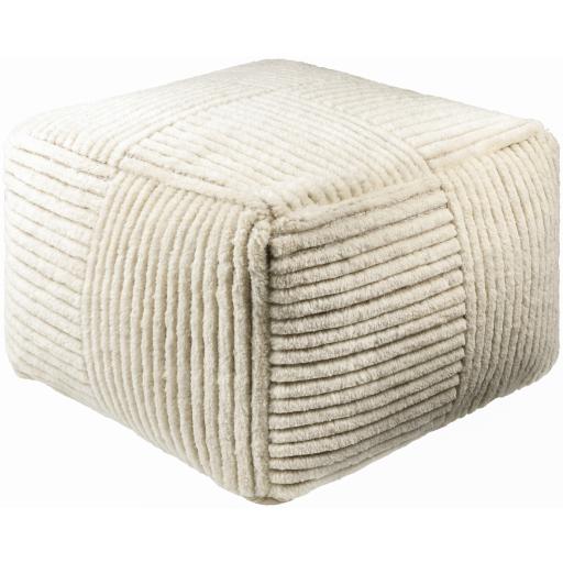 Surya Tunisia TUPF-001 14"H x 24"W x 24"D Pouf