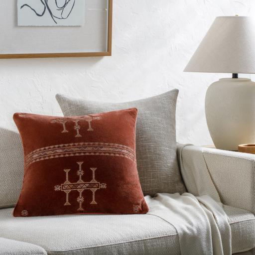 Surya Velour VLU-002 20"H x 20"W Pillow Cover