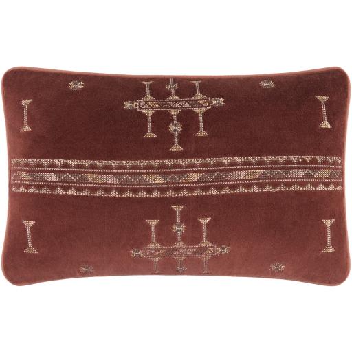 Surya Velour VLU-002 22"H x 22"W Pillow Cover