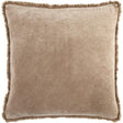 Surya Washed Cotton Velvet WCV-009 18"H x 18"W Pillow Cover