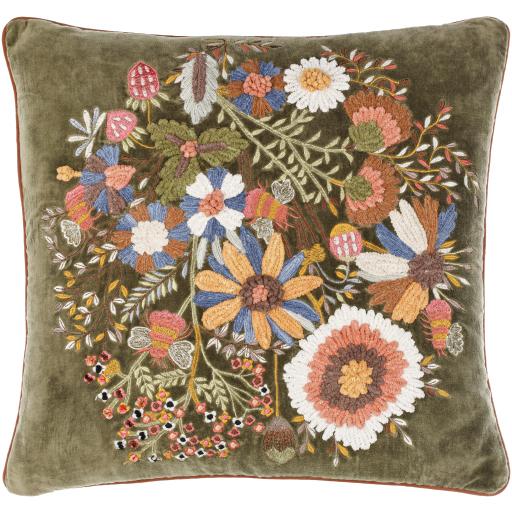 Surya Willa Bea WEA-003 13"L x 21"W Pillow Cover