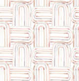 A-Street Prints Lolly Blush Arches Wallpaper