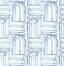 A-Street Prints Lolly Blue Arches Wallpaper