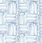 A-Street Prints Lolly Blue Arches Wallpaper