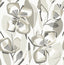 A-Street Prints Nathalie Beige Abstract Blooms Wallpaper