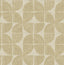 A-Street Prints Baxter Honey Semicircle Mosaic Wallpaper