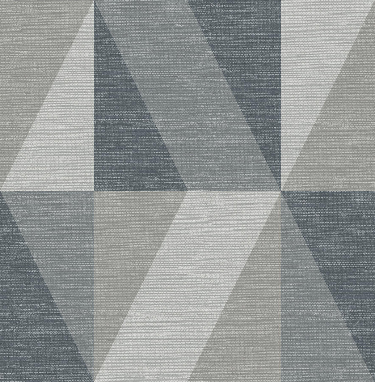 A-Street Prints Winslow Slate Geometric Faux Grasscloth Wallpaper