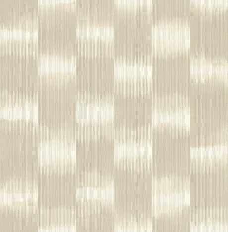 A-Street Prints Baldwin Champagne Shibori Stripe Wallpaper