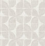 A-Street Prints Baxter Bone Semicircle Mosaic Wallpaper