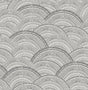 A-Street Prints Encircle Black Geometric Wallpaper