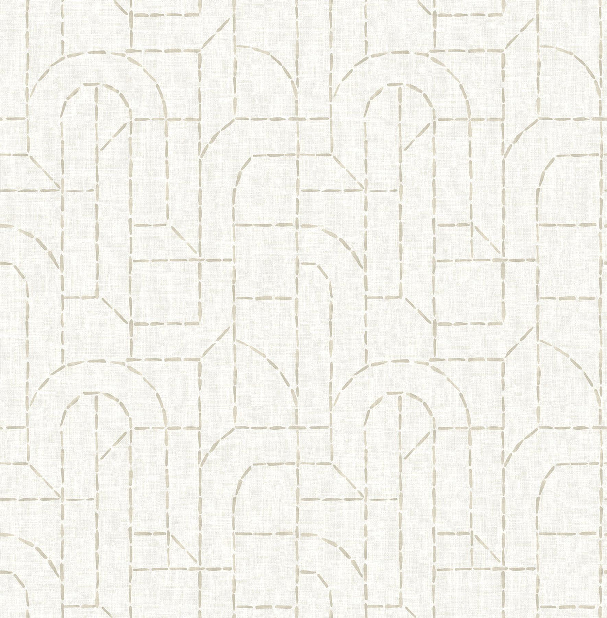 A-Street Prints Integrity Dove Arched Outlines Wallpaper