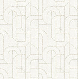 A-Street Prints Integrity Dove Arched Outlines Wallpaper