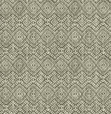 A-Street Prints Gallivant Black Woven Geometric Wallpaper