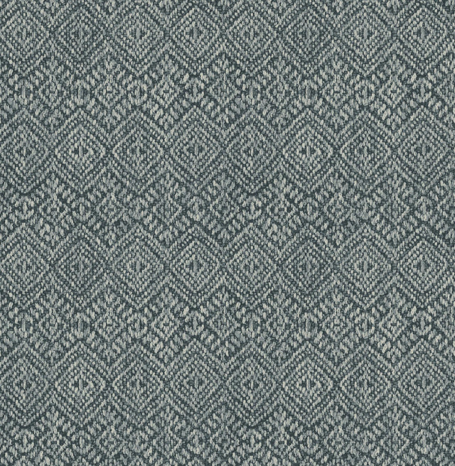 A-Street Prints Gallivant Indigo Woven Geometric Wallpaper