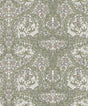 A-Street Prints African Marigold Green Floral Wallpaper