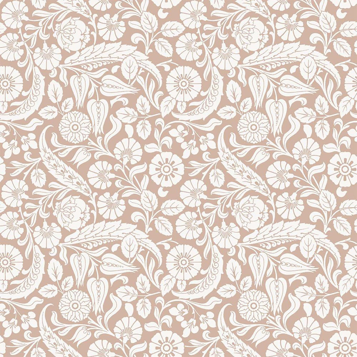 Brewster Home Fashions Cordelia Pink Baroque Blooms Wallpaper