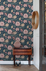 Brewster Home Fashions Persephone Multicolor Spring Blossoms Wallpaper