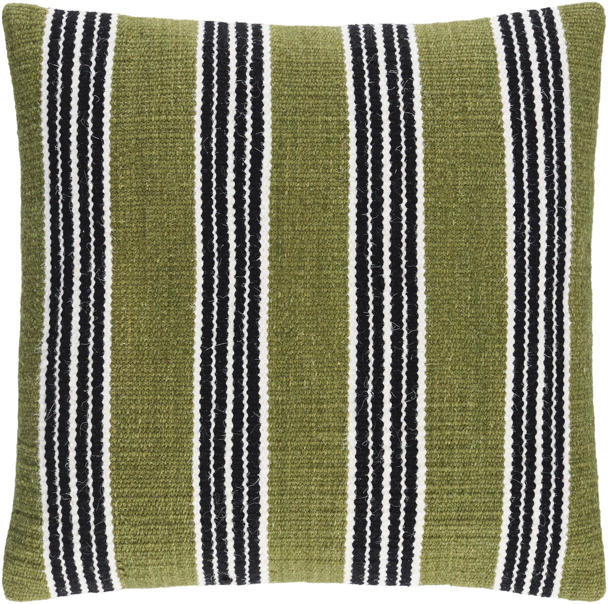 Surya Bold Stripes BDP-001 22"H x 22"W Pillow Kit