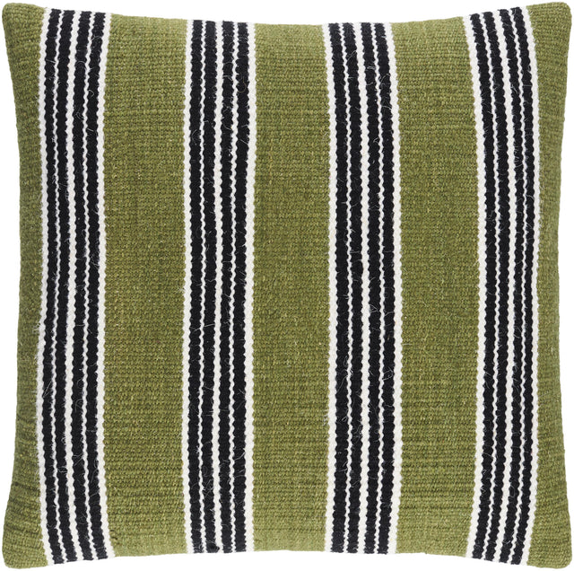 Surya Bold Stripes BDP-001 22"H x 22"W Pillow Kit